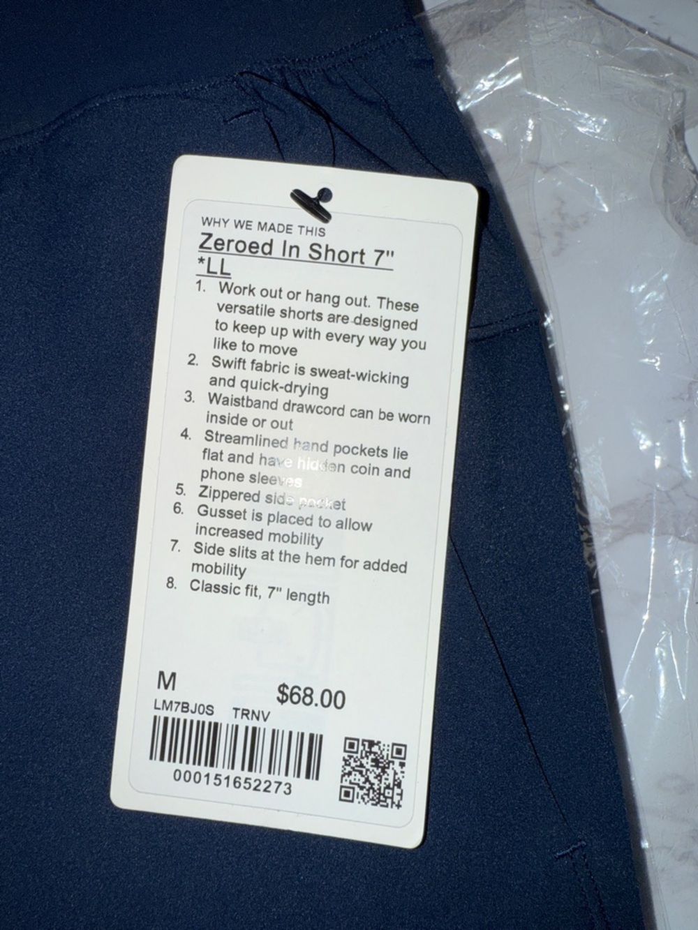 Lululemon Zeroed In Linerless Short 7" - Picture 5 of 6